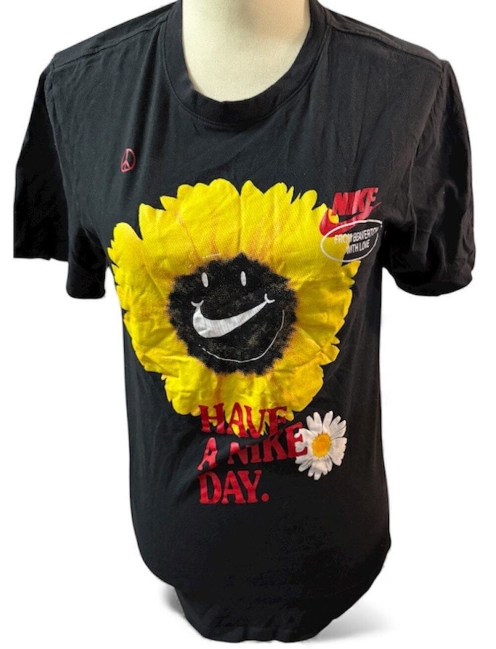 Nike Sunflower “Have A Nike Day” From Beaverton With Love Tee, Size XS